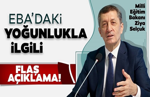 Milli Eğitim Bakanı Ziya Selçuk’tan son dakika yüz yüze eğitim ve EBA açıklamaları… “Bütün takipler yapılıyor”