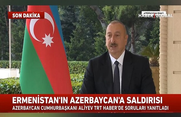 Azerbaycan Cumhurbaşkanı Aliyev: Türkiye Karabağ’daki çözüm sürecinde yer almalıdır