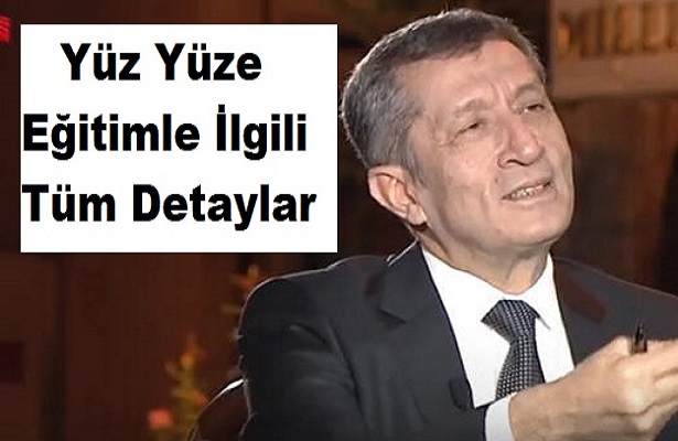 Yüz yüze eğitim detayları açıklandı! Milli Eğitim Bakanı canlı yayında duyurdu