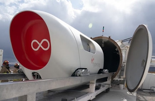 VIRGIN HYPERLOOP, İÇİNDE YOLCU BULUNAN KAPSÜLLE YÜKSEK HIZLI SÜRÜŞÜ TEST ETTİ