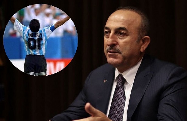 Bakan Çavuşoğlu’ndan ‘Maradona’ mesajı!