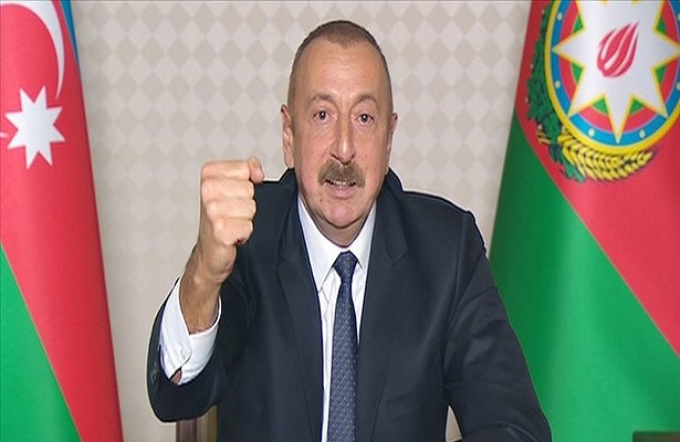 Azerbaycan Cumhurbaşkanı Aliyev: Düşmanı topraklarımızdan kovduk ve yeni bir gerçeklik yarattık