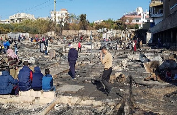 Lübnan’da mülteci kampının yakılmasıyla ilgili çok sayıda kişi gözaltına alındı