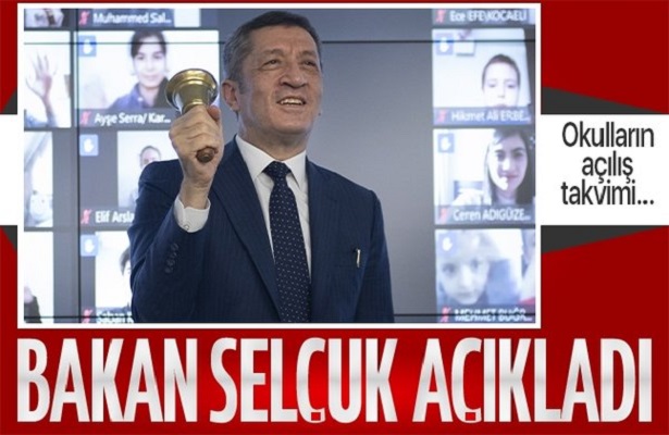 Okullar ne zaman açılacak? Milli Eğitim Bakanı Ziya Selçuk’tan okulların açılış takvimi ile ilgili flaş açıklama