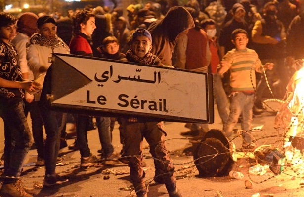 Kuzey Lübnan’da Protestolarda Üçüncü Gece