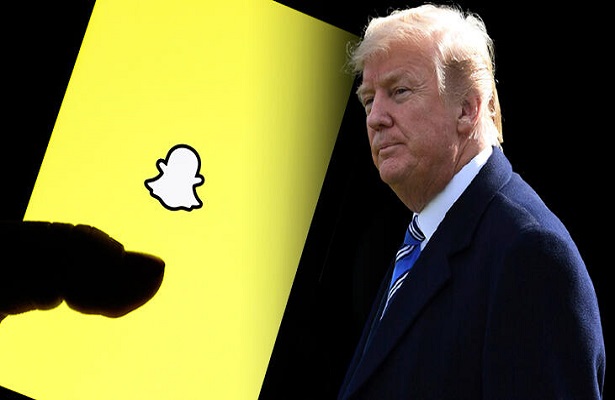 Trump’a bir darbe de Snapchat’ten geldi!