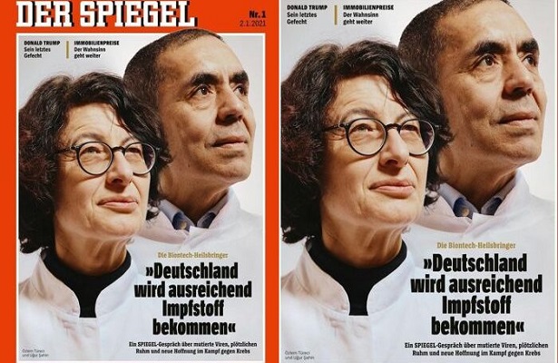 Dünyaya umut olan Türk çift Der Spiegel kapağında