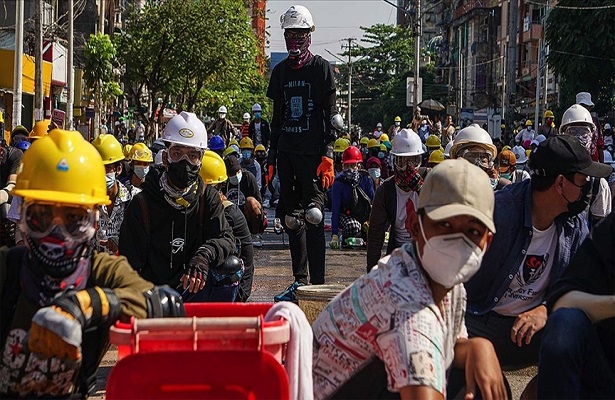 Myanmar’da protestocular BM’den ‘Koruma Sorumluluğu’ talep etti