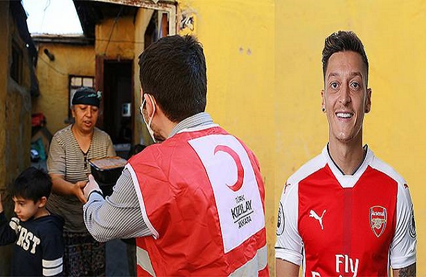 Futbolcu Mesut Özil’in Türk Kızılaya yaptığı bağışla 128 bin insana yardım ulaştırılacak