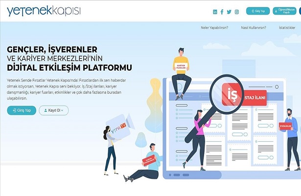 Yerli ve milli dijital kariyer platformu Yetenek Kapısı yeni arayüzüyle yayında