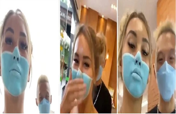 İki YouTuber’ın maske şakası başlarını yaktı