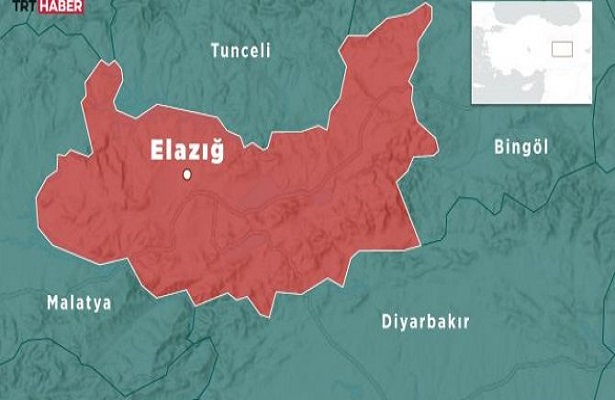 Elazığ’da 4,3 büyüklüğünde deprem