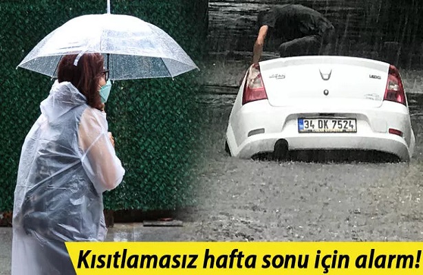 Pazar günü için uyarı geldi: 10 dakikada sel olabilir!