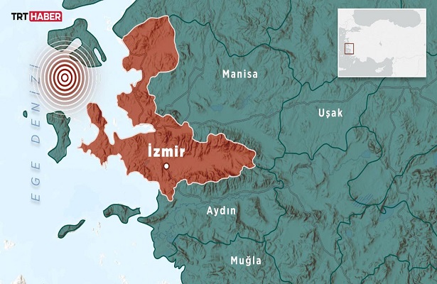 İzmir’in Karaburun ilçesi açıklarında 4,2 büyüklüğünde deprem