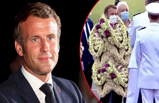 Macron’un bu halini görenler şaştı kaldı