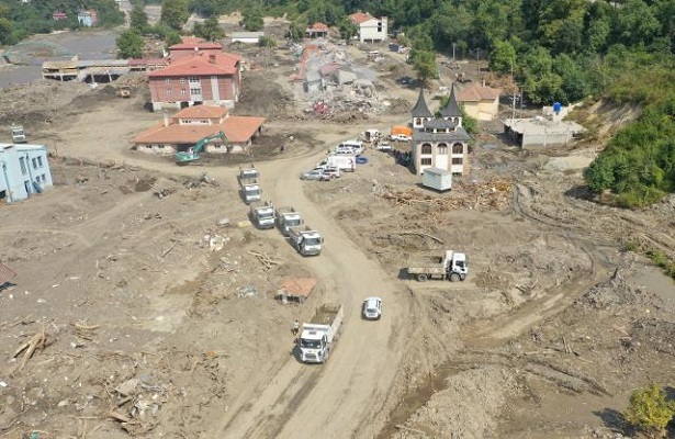 Bozkurt’taki sel felaketinin 15’inci gününde çalışmalar aralıksız sürüyor