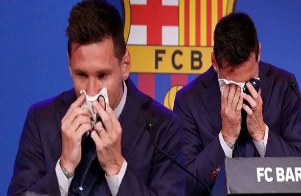 Messi hüngür hüngür ağladı ! /Barcelona’dan ayrılan Lionel Messi’nin Gözyaşları Uzun Hali