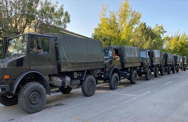 Türk Silahlı Kuvvetlerinden yangın söndürme faaliyetlerine destek