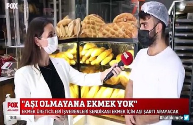 ‘Aşı olmayana ekmek verilmeyecek’ iddiası yalanlandı