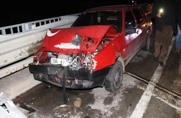 Amasya’da zincirleme trafik kazasında 3 kişi yaralandı