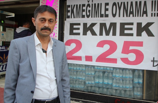 Antalya’da zam yapan meslektaşlarına kızan fırıncı ekmeği 2,25 liradan satışa sundu