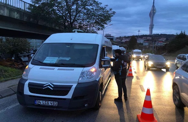 Okul servis araçlarına denetim