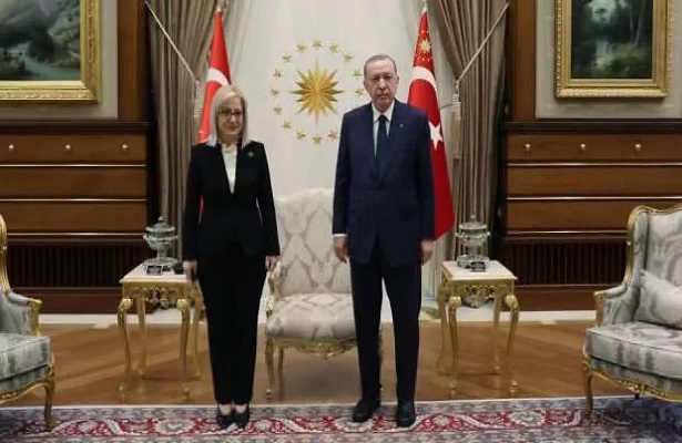 Cumhurbaşkanı Erdoğan, Arnavutluk Meclis Başkanı Nikolla’yı kabul etti