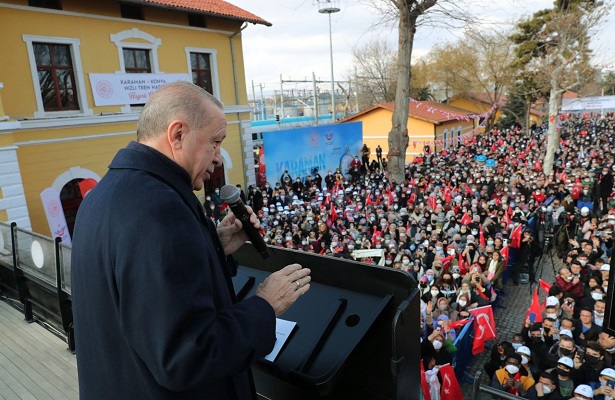 Cumhurbaşkanı Erdoğan Konya’da halka hitap etti