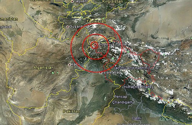 Afganistan’da 5,7 büyüklüğünde deprem