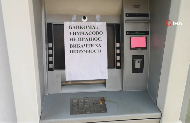 Ukrayna’da ATM’de nakit para bulmak zorlaştı