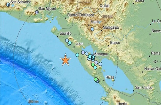 Nikaragua’da 6.7 büyüklüğünde deprem