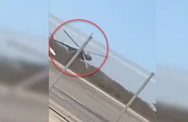 Meksika’da askeri helikopter düştü! O anlar kamerada!