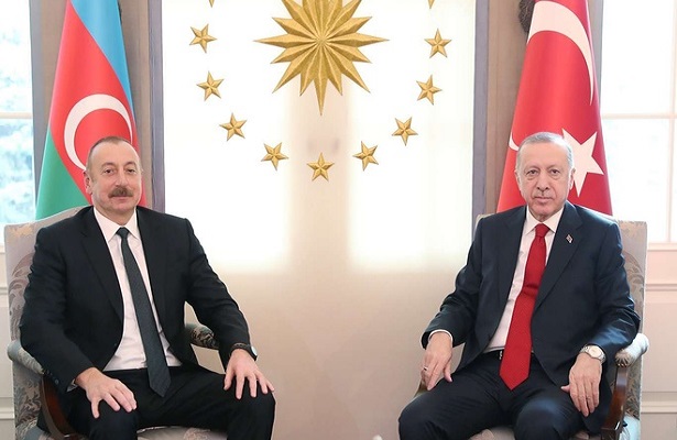 Cumhurbaşkanı Erdoğan, Azerbaycan Cumhurbaşkanı Aliyev ile görüştü