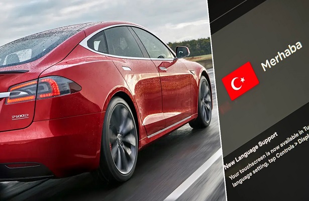 Tesla’ya, Türkçe dil desteği geliyor