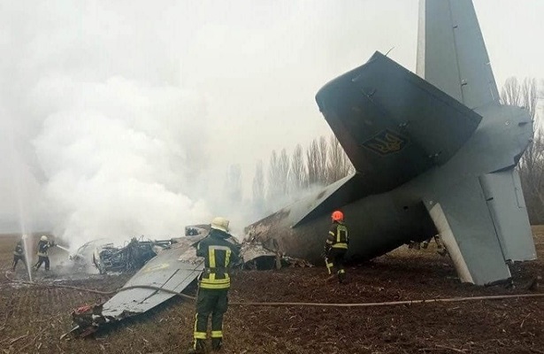 Ukrayna’da  kargo uçağı düştü