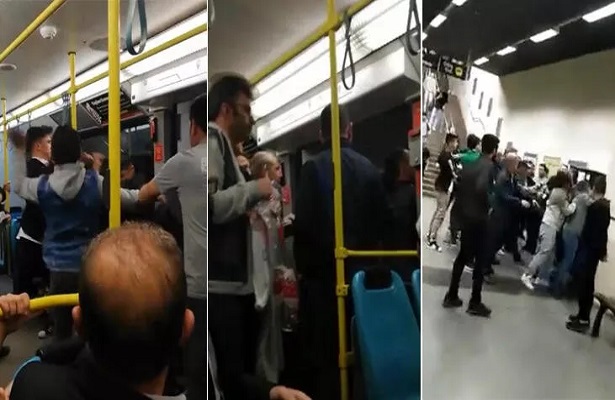 Metroda sigara içme kavgası!