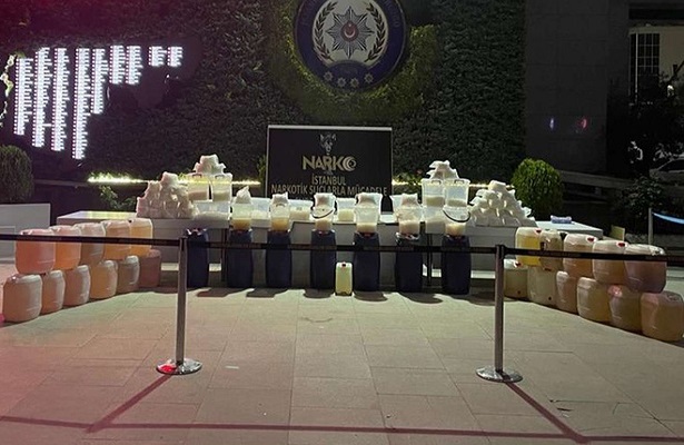 İstanbul’da 1 ton 117 kilogram uyuşturucu ele geçirildi