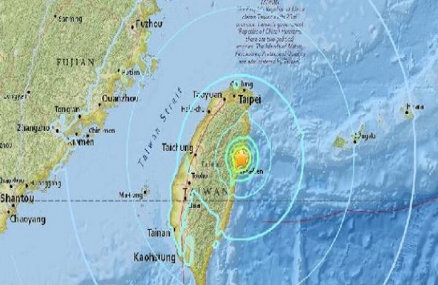 Tayvan’da 6,1 büyüklüğünde deprem