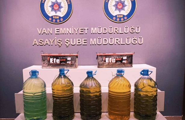 Van’da 710 litre kaçak akaryakıt ele geçirildi