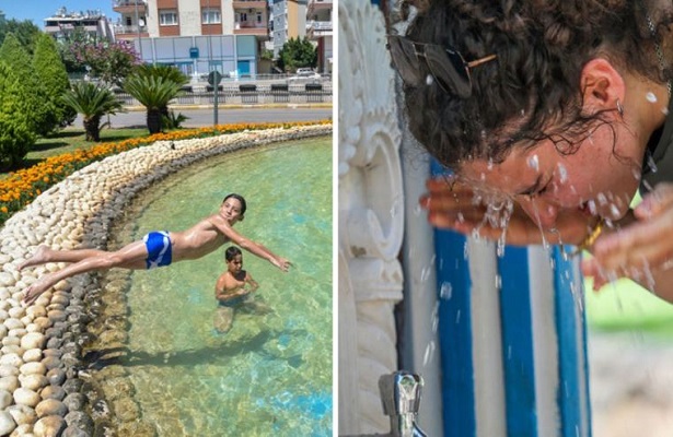 Antalya’da yılın en sıcak günü yaşandı