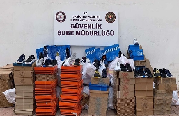 Gaziantep’te piyasa değeri 500 bin TL olan taklit ürün ele geçirildi