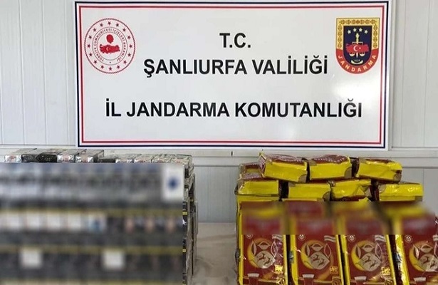 Şanlıurfa’da gümrük kaçağı sigara ele geçirildi