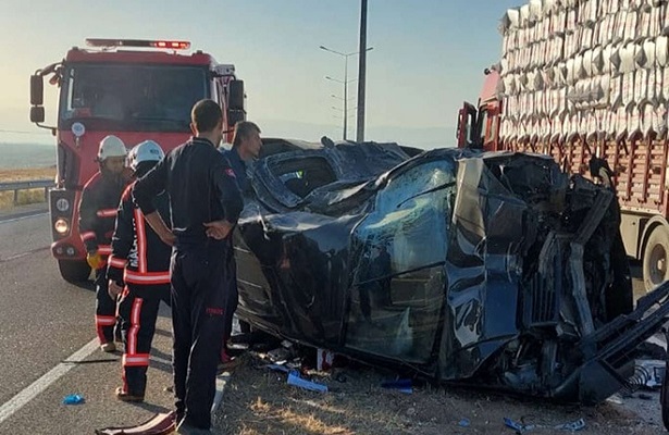 Malatya-Sivas Karayolunda kaza: 2 ölü