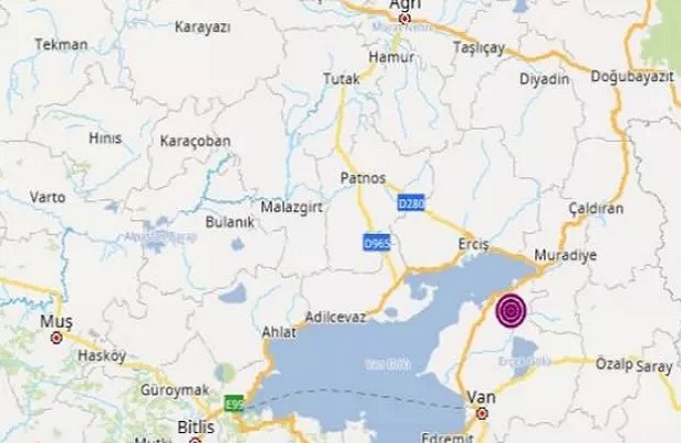 Van’da deprem meydana geldi