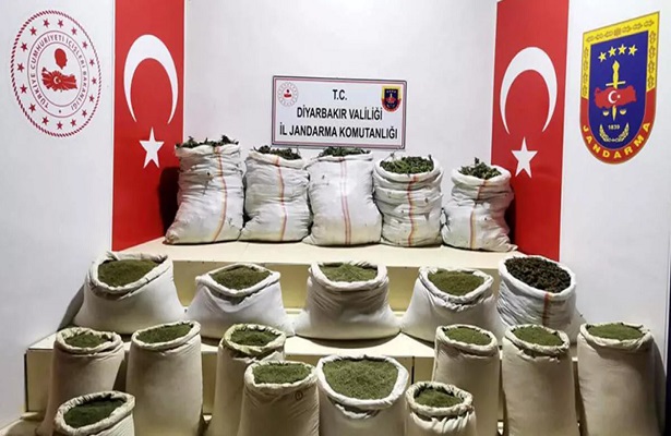 Diyarbakır’da narko-terör operasyonu: 520 kilo esrar ele geçirildi