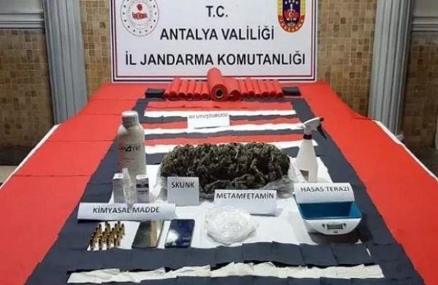 Antalya’da 384 milyon TL değerinde uyuşturucu ele geçirildi