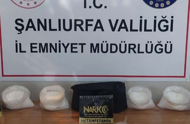 Şanlıurfa’da 4 kilogram uyuşturucu madde ele geçirildi