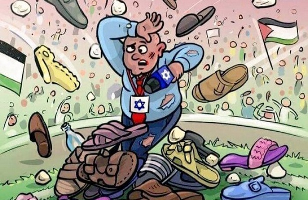 Dünya Kupasın’da Siyonist İsrail Rejimi Karikatürleri