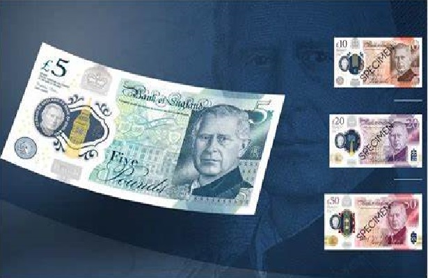 İngiltere’de Kral Charles’ın resminin yer aldığı yeni banknotların tasarımı belli oldu