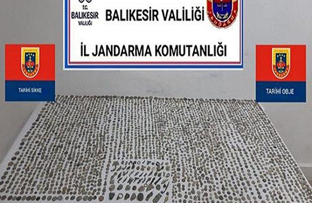 Balıkesir’de tarihi eser kaçakçılığı operasyonu